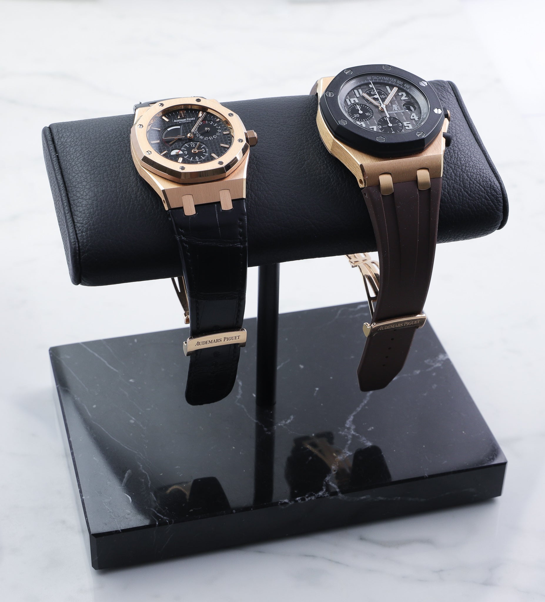 WATCH STAND CLASSIC - DOUBLE - BLACK & BLACK