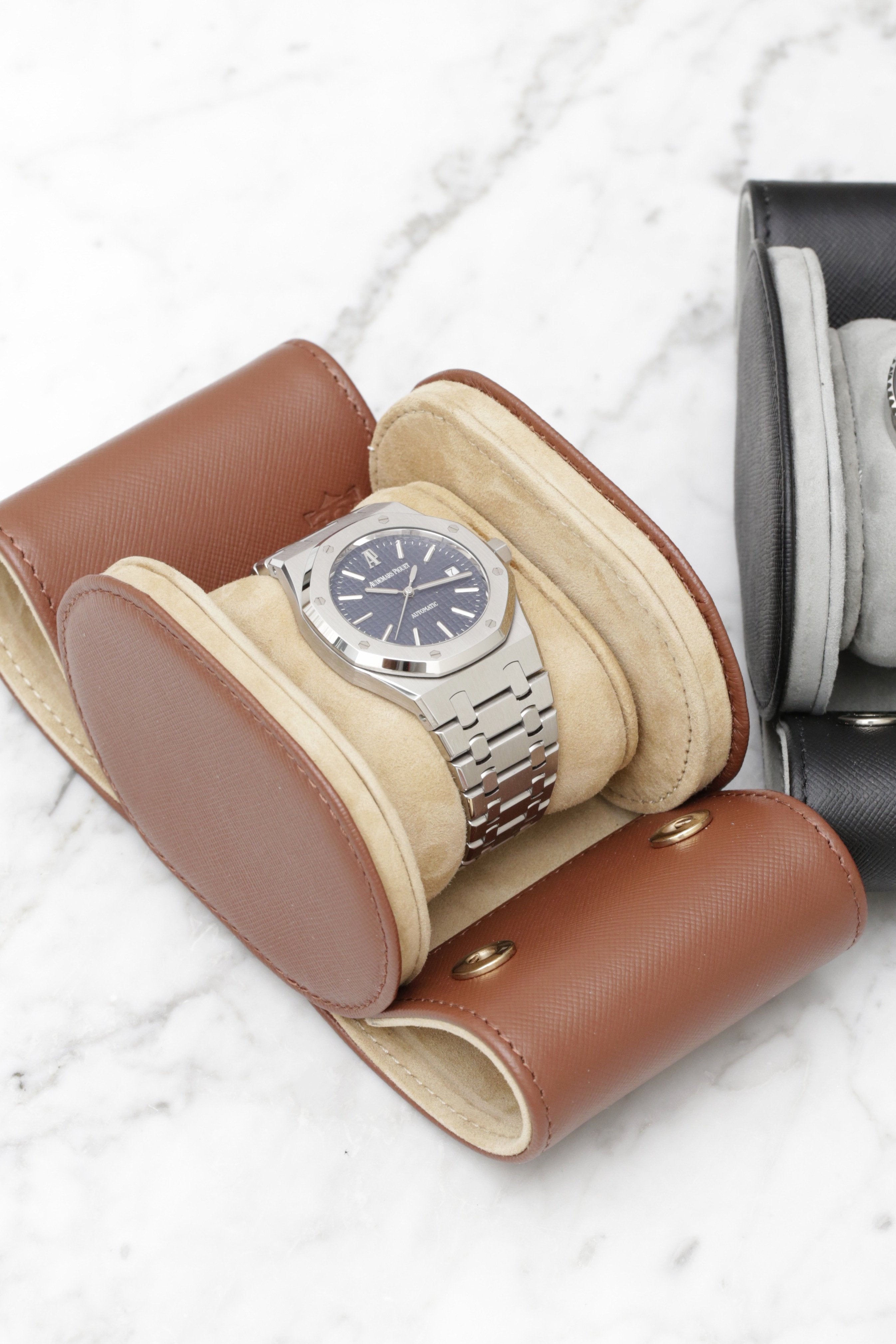 WATCH ROLL - 1 WATCH - CAPPUCCINO