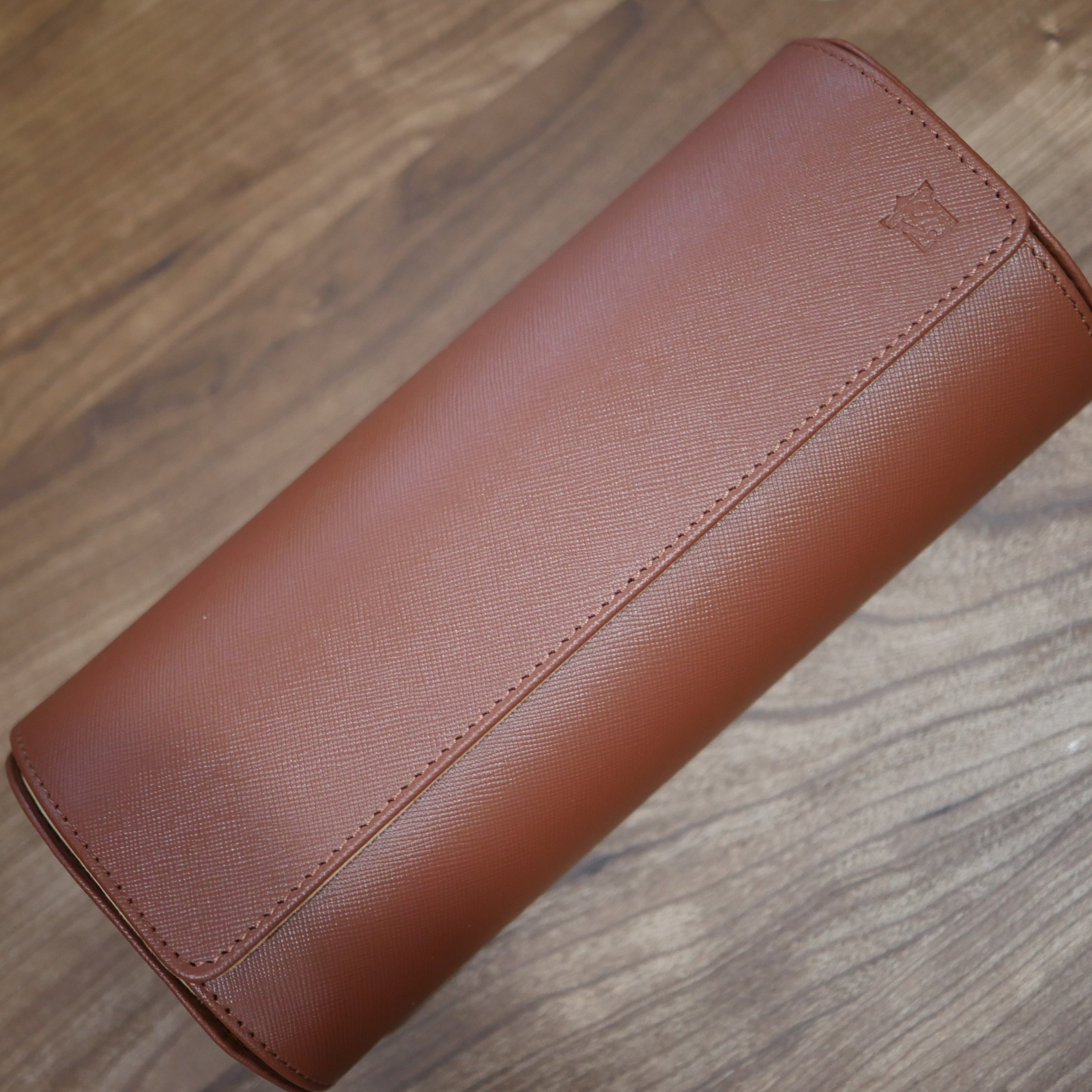 WATCH ROLL - 3 WATCHES - CAPPUCCINO