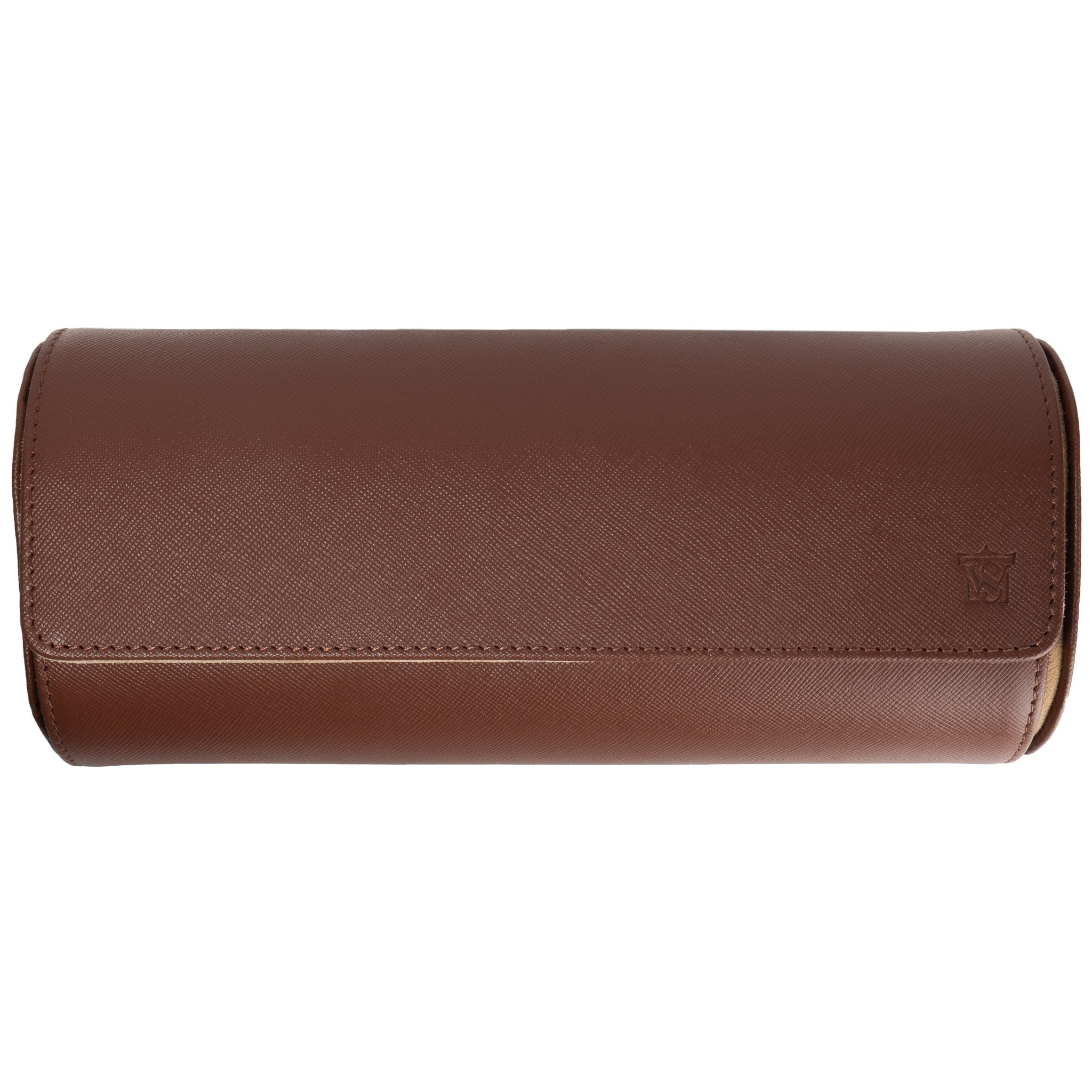 WATCH ROLL - 3 WATCHES - CAPPUCCINO