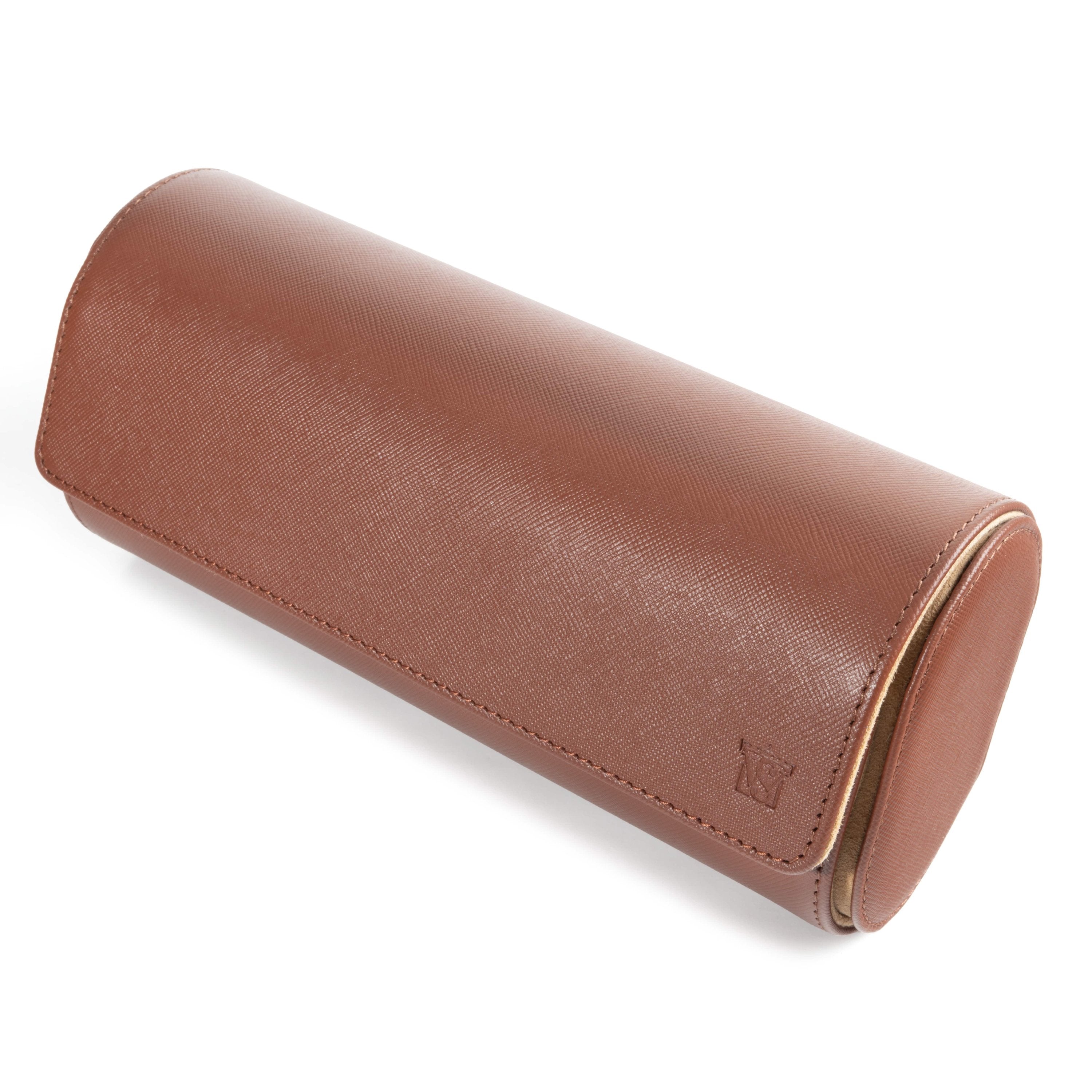 WATCH ROLL - 3 WATCHES - CAPPUCCINO