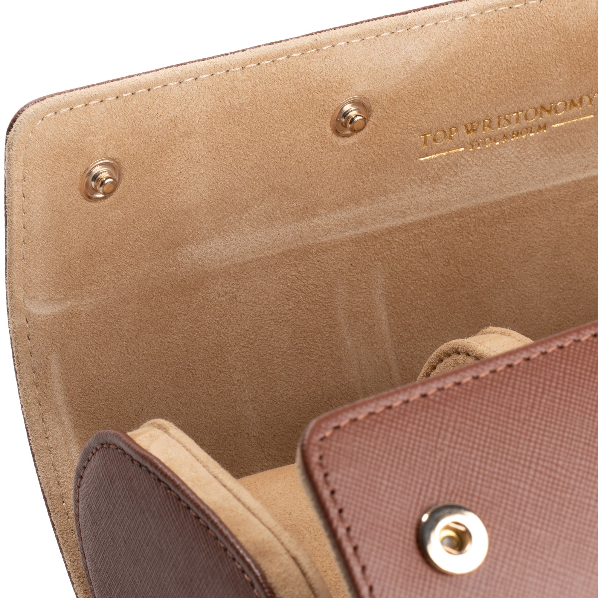 WATCH ROLL - 3 WATCHES - CAPPUCCINO