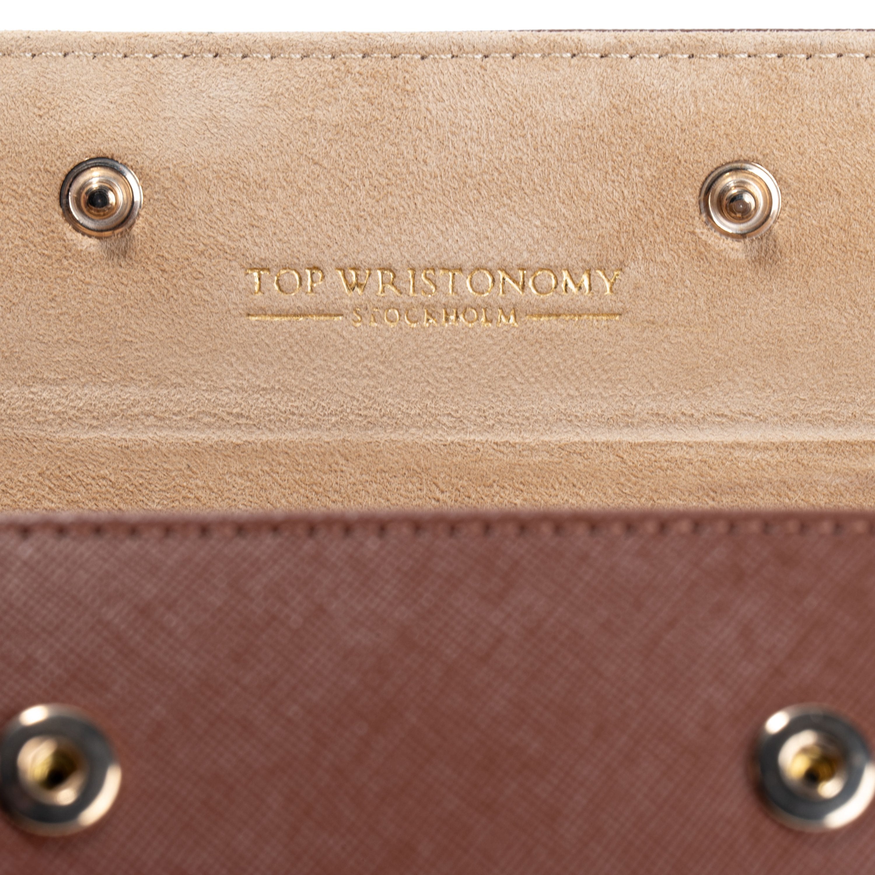 WATCH ROLL - 3 WATCHES - CAPPUCCINO