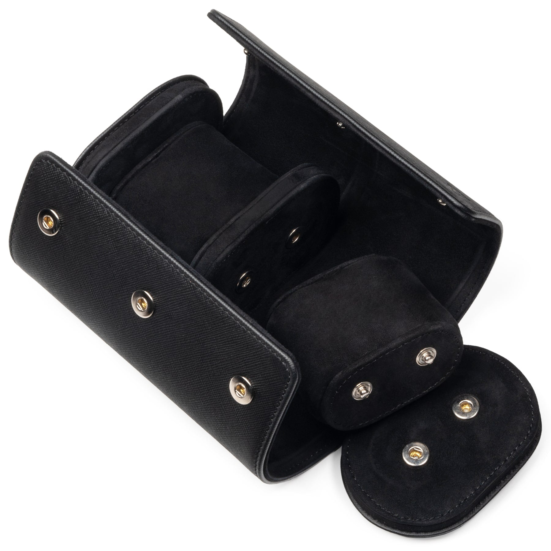 WATCH ROLL - 2 WATCHES - NERO