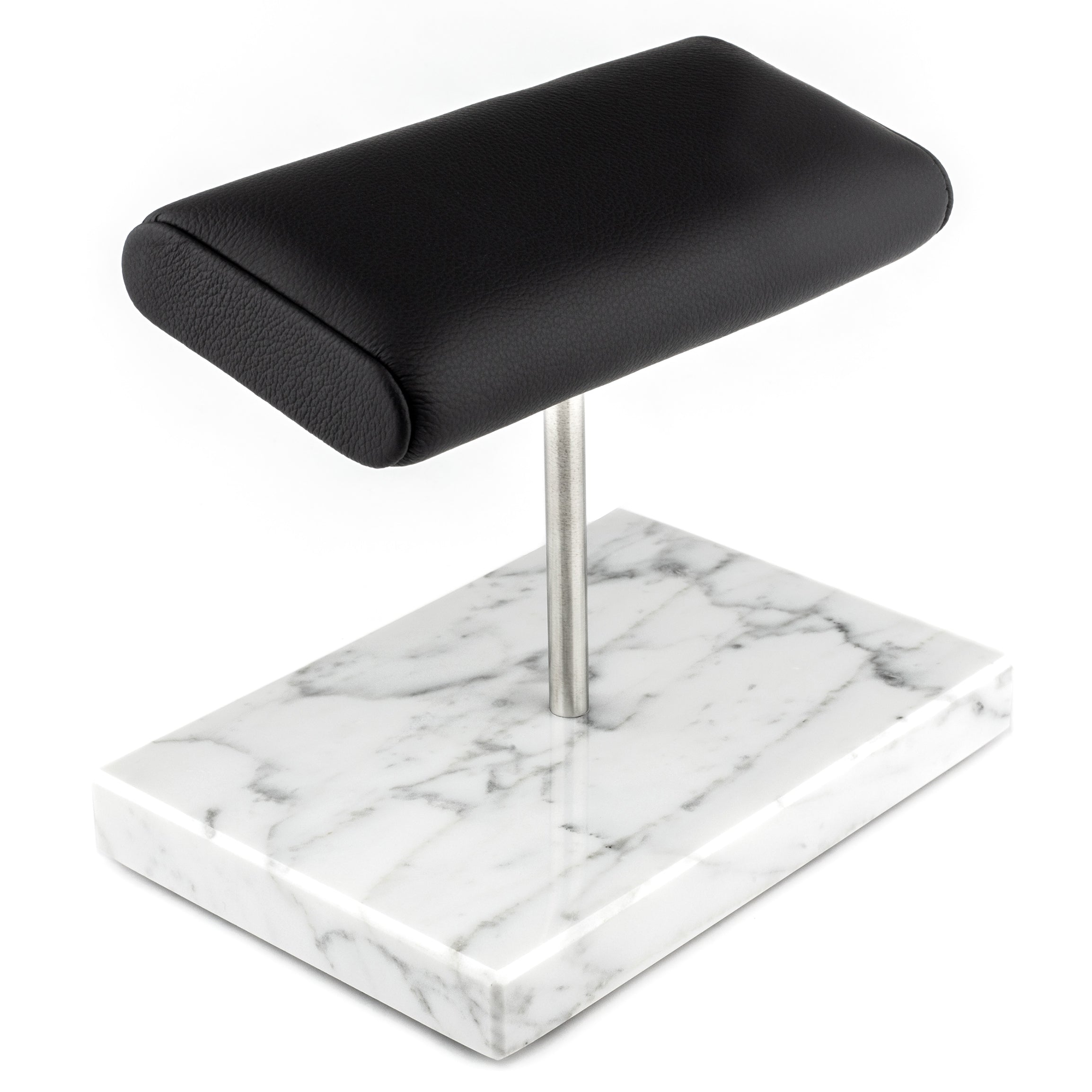 WATCH STAND CLASSIC - DOUBLE - WHITE & SILVER