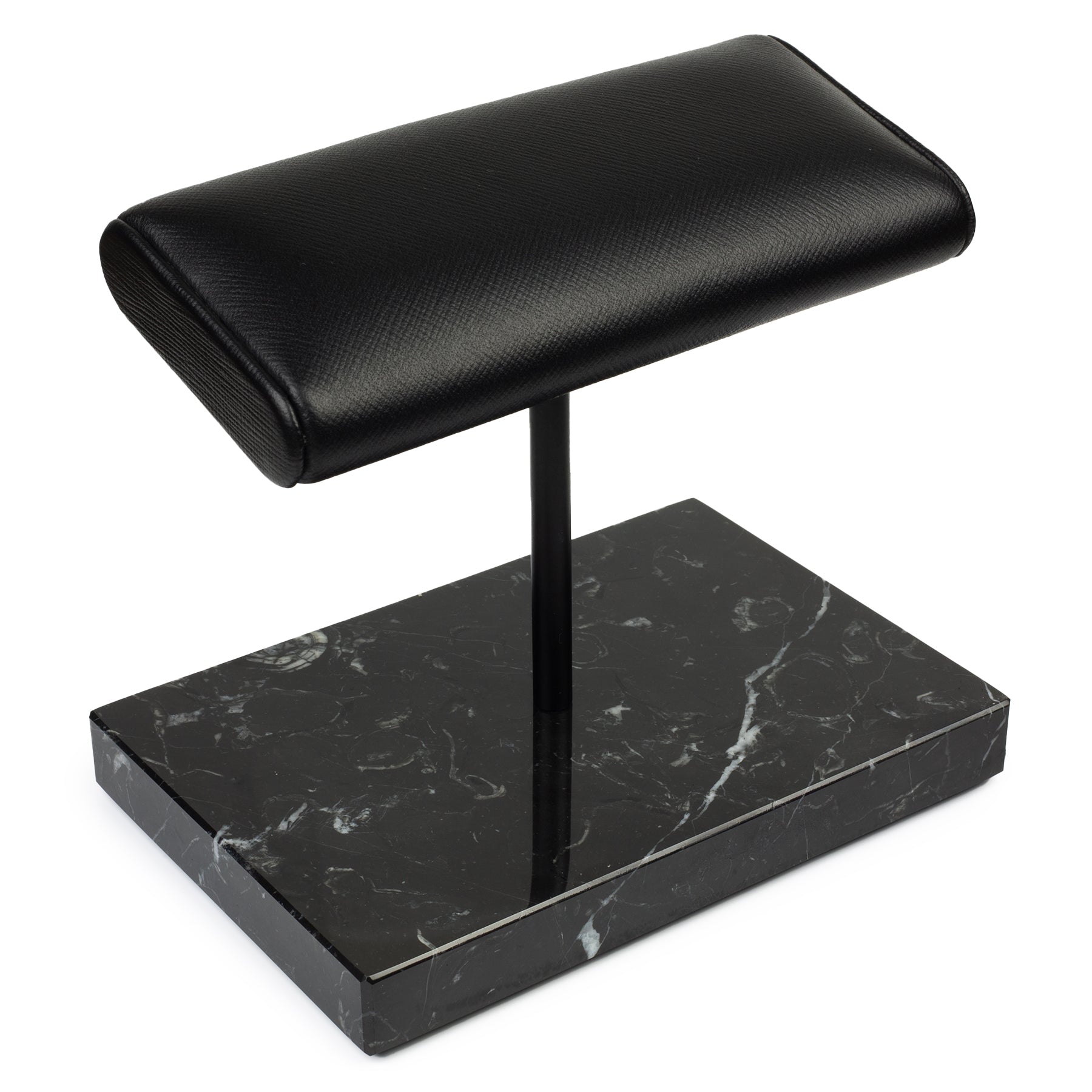 WATCH STAND CLASSIC - DOUBLE - BLACK & BLACK SAFFIANO