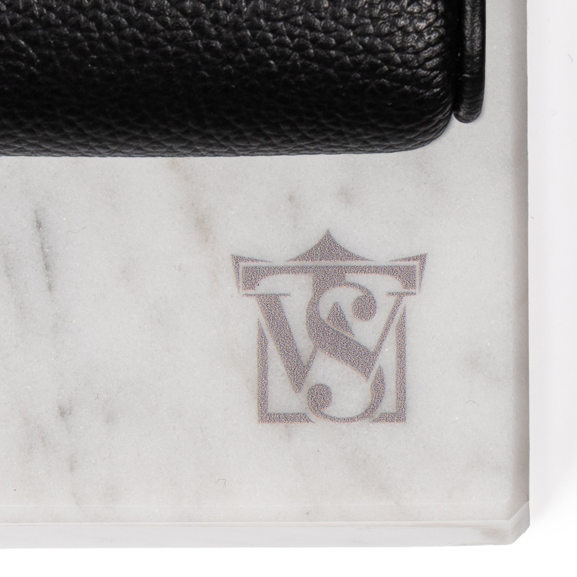 WATCH STAND CLASSIC - DOUBLE - WHITE & SILVER