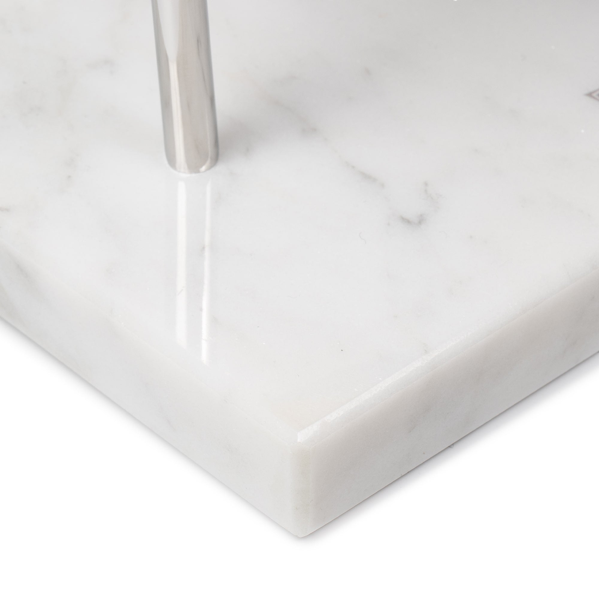 WATCH STAND CLASSIC - SINGLE - WHITE & SILVER