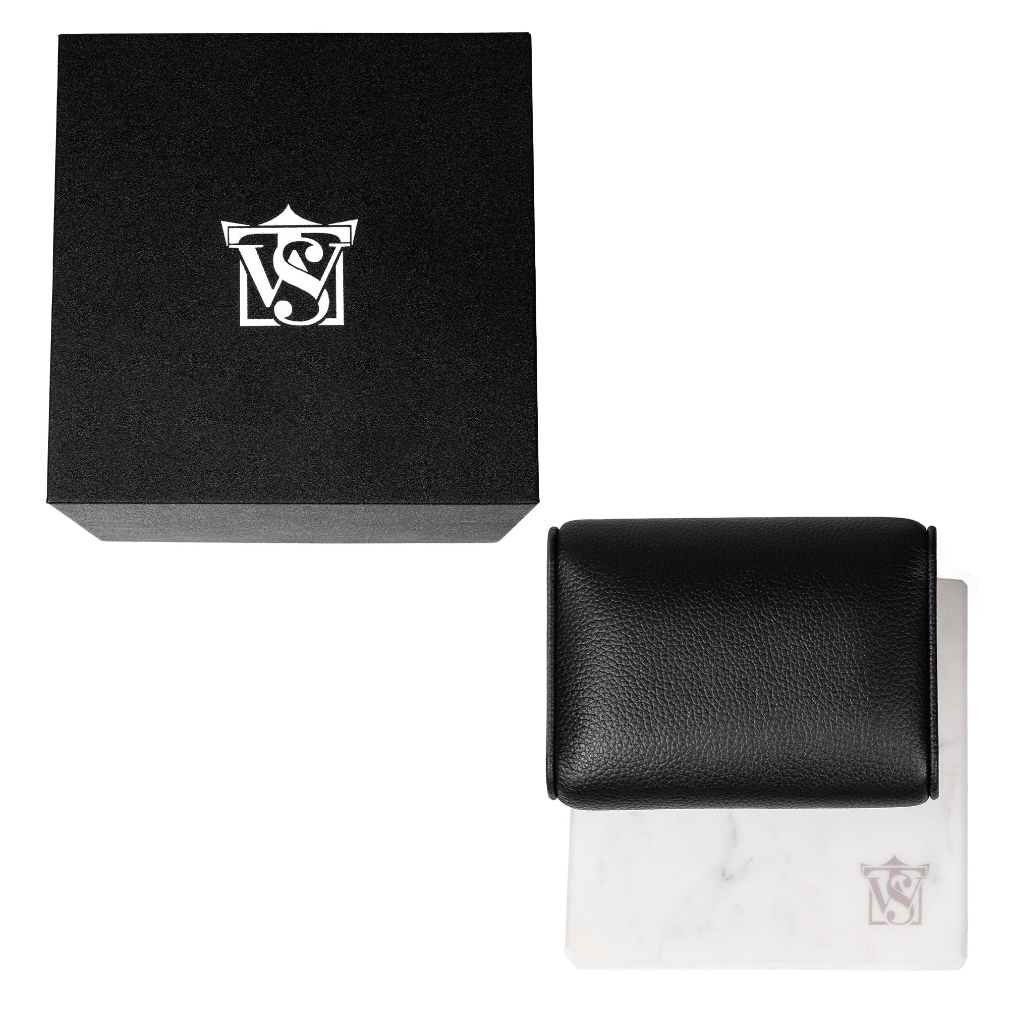 WATCH STAND CLASSIC - SINGLE - WHITE & SILVER