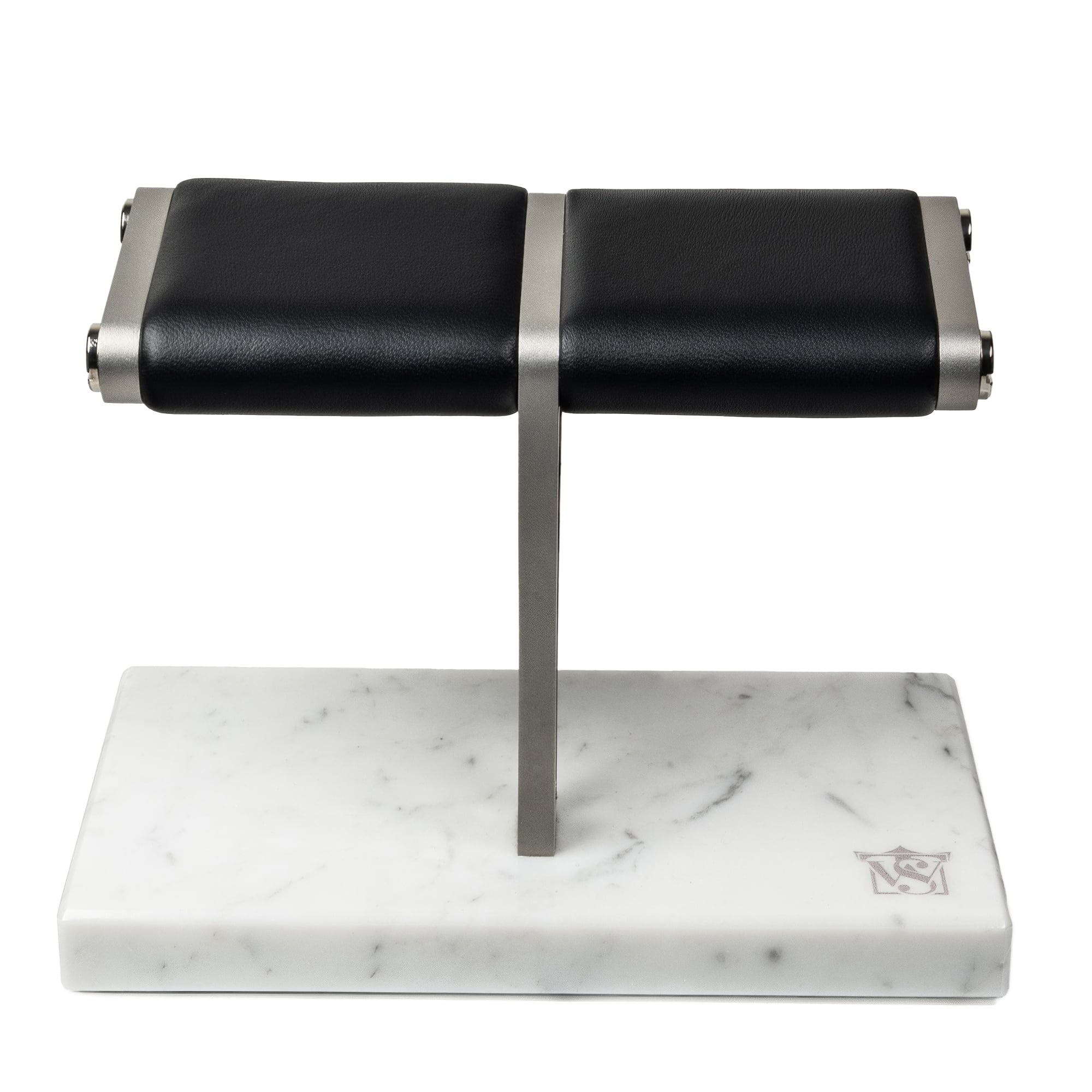WATCH STAND 2.0 - DOUBLE - WHITE & SILVER
