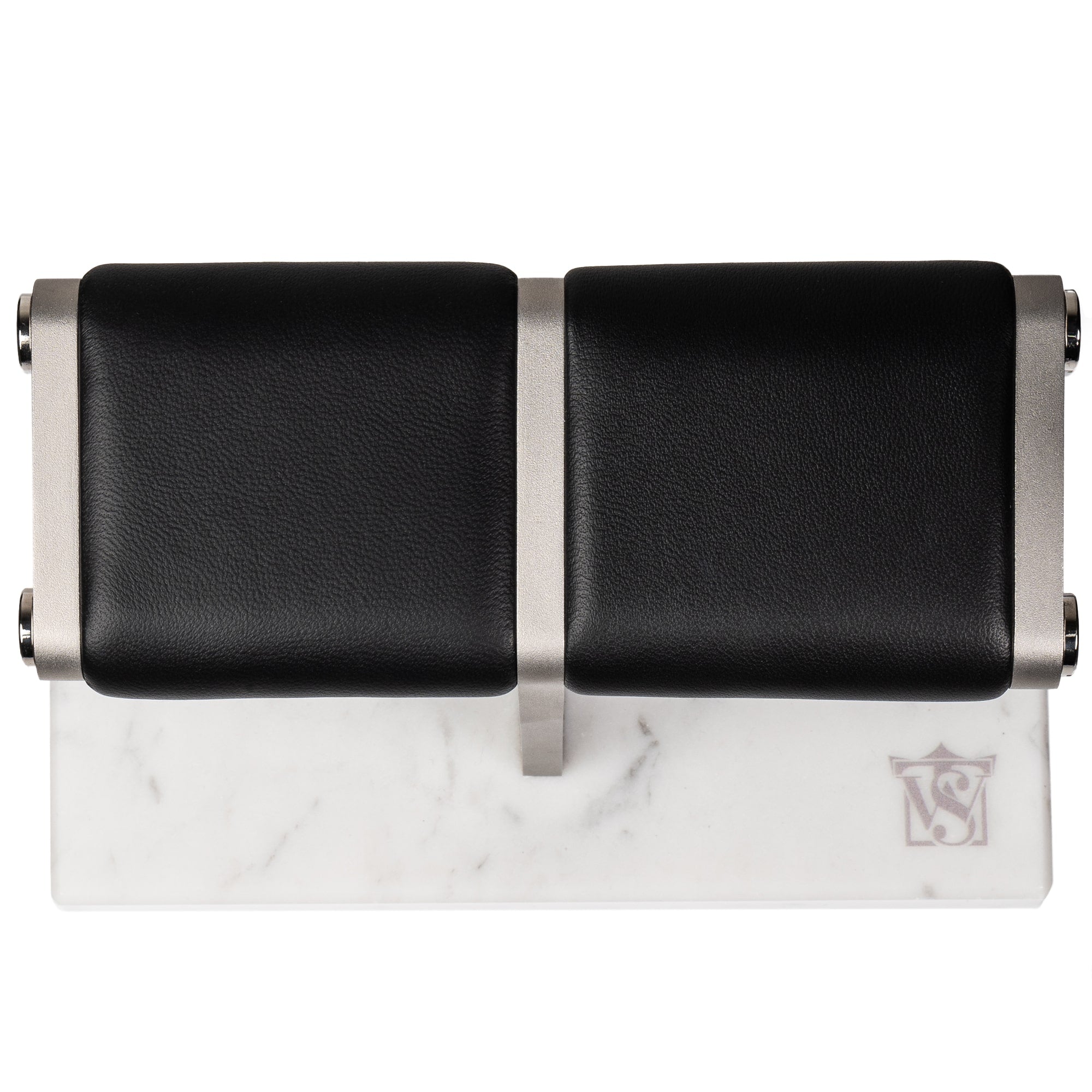 WATCH STAND 2.0 - DOUBLE - WHITE & SILVER