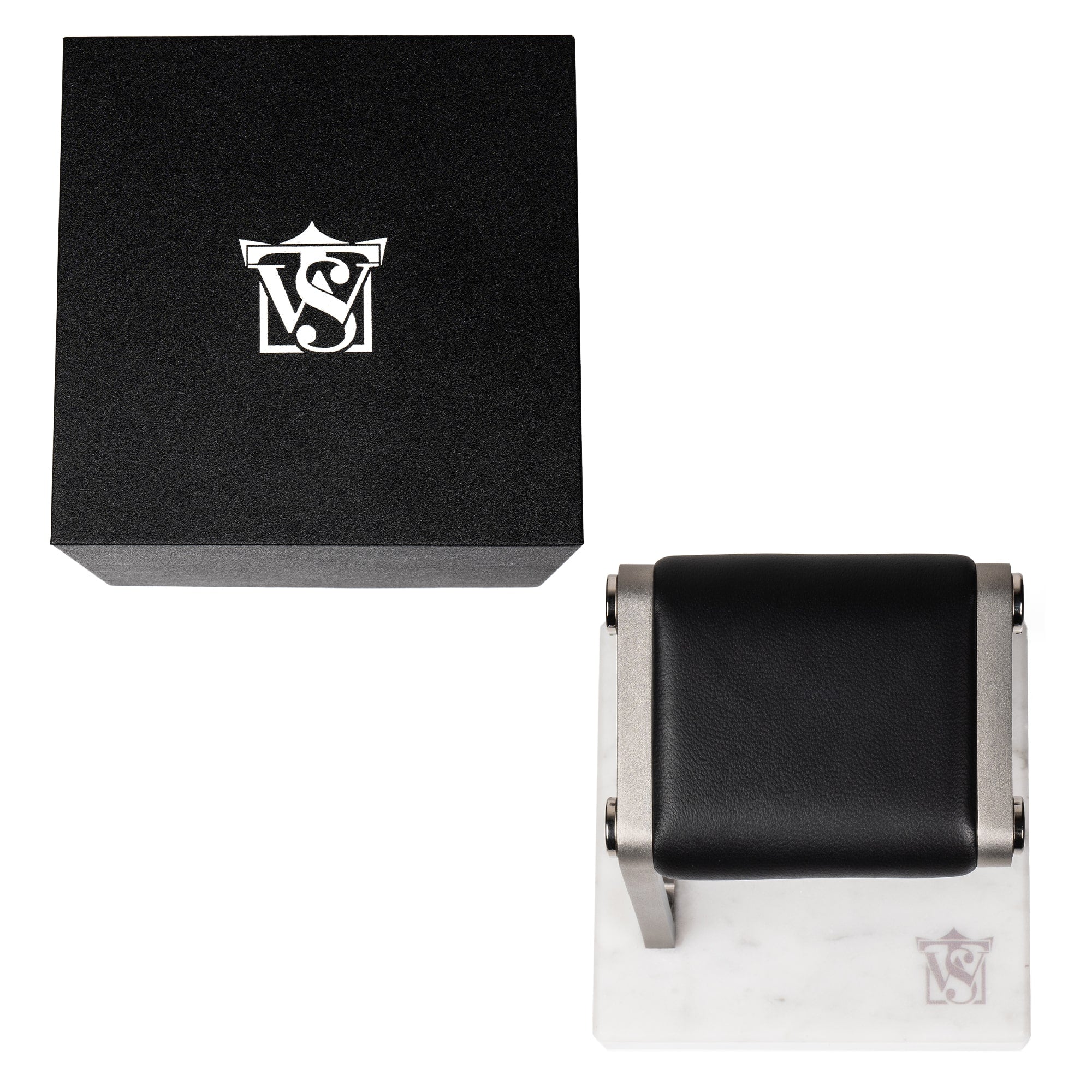 WATCH STAND 2.0 - SINGLE - WHITE & SILVER