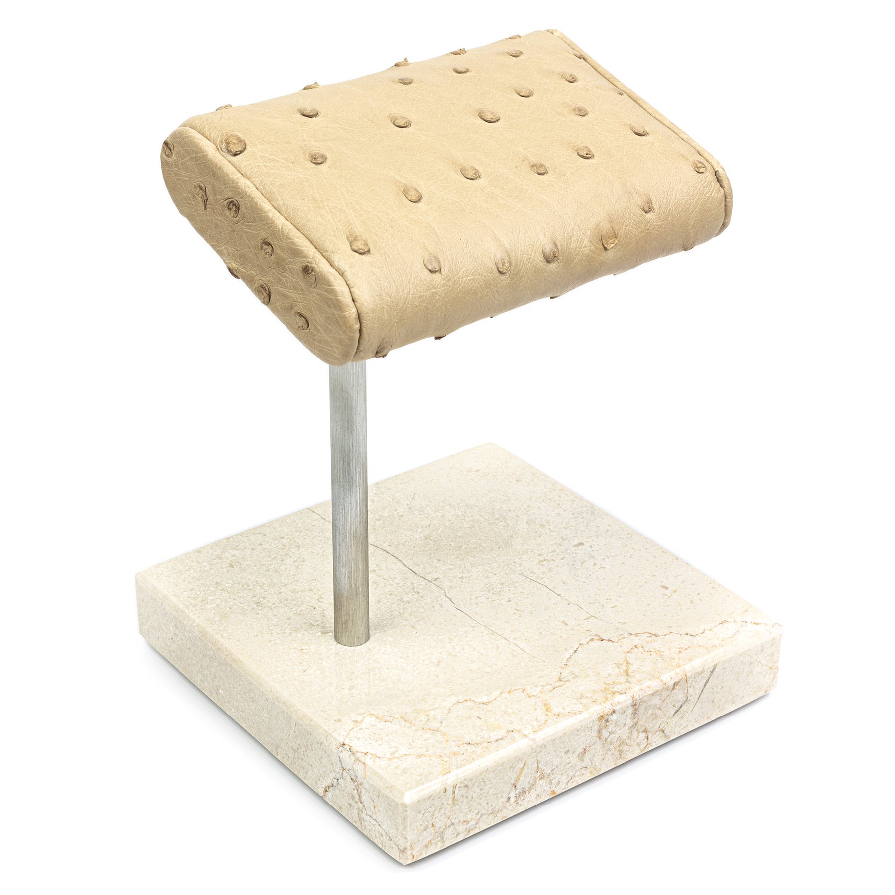 The Watch Stand - Beige - Beige Ostrich