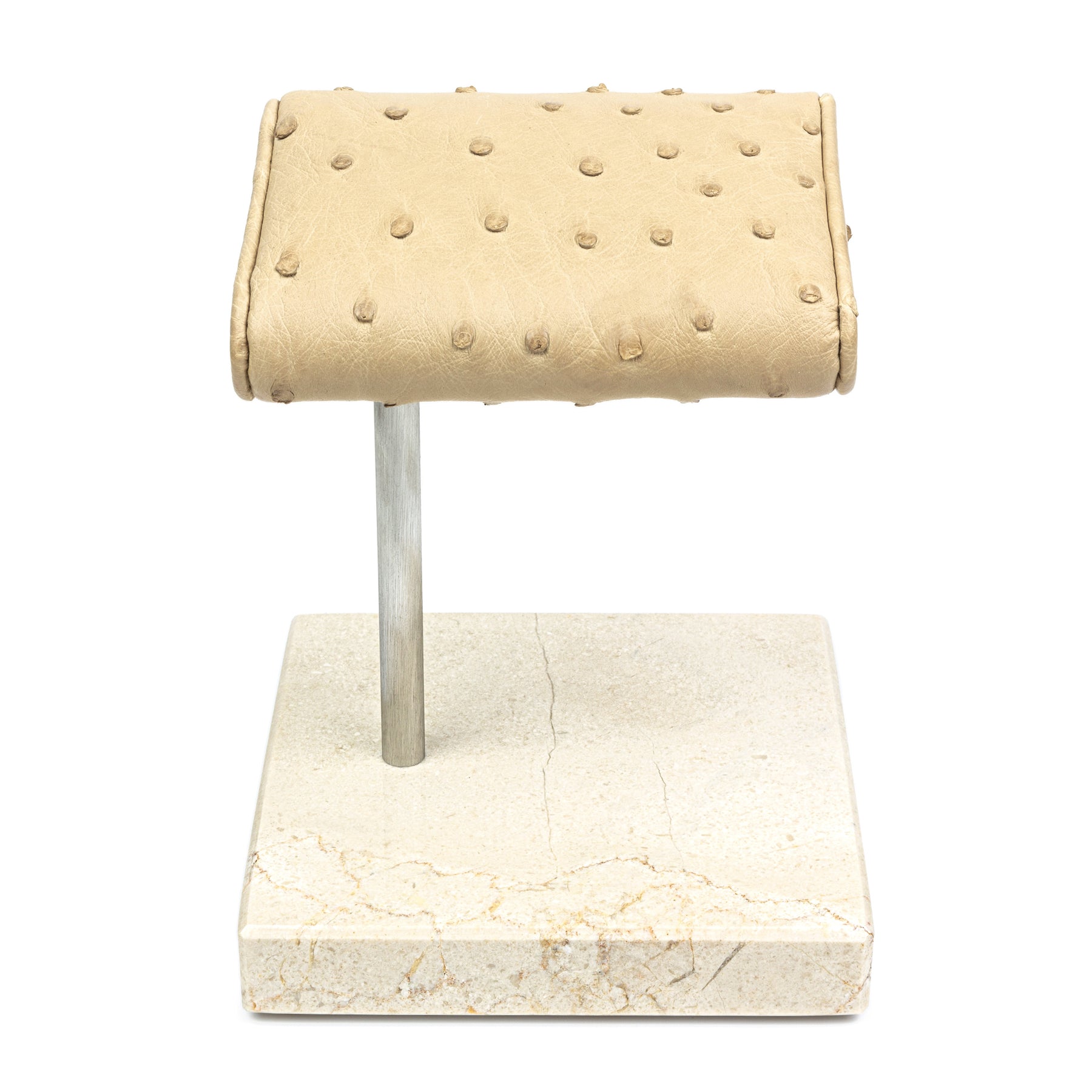 The Watch Stand - Beige - Beige Ostrich