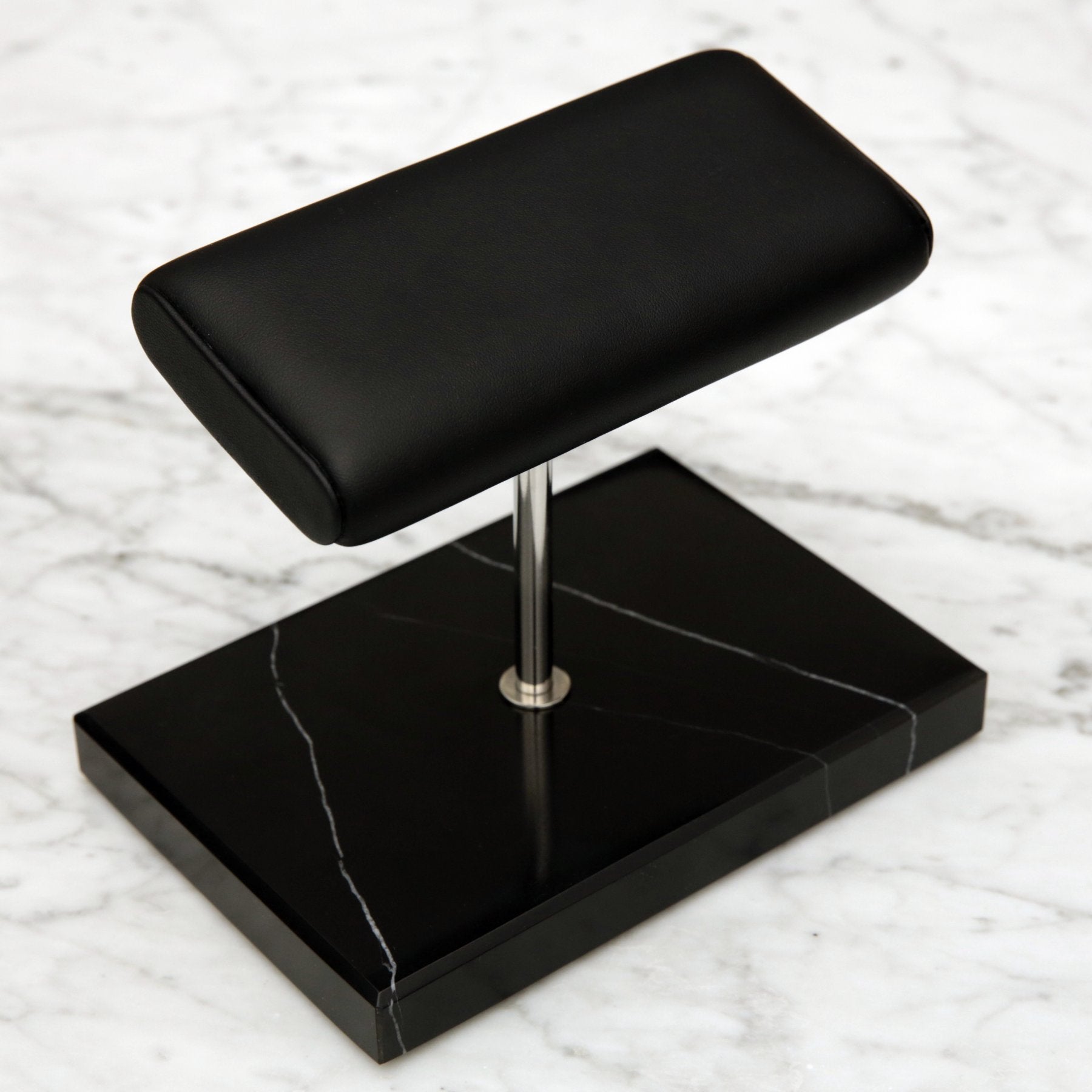 THE WATCH STAND - DOUBLE - BLACK & SILVER