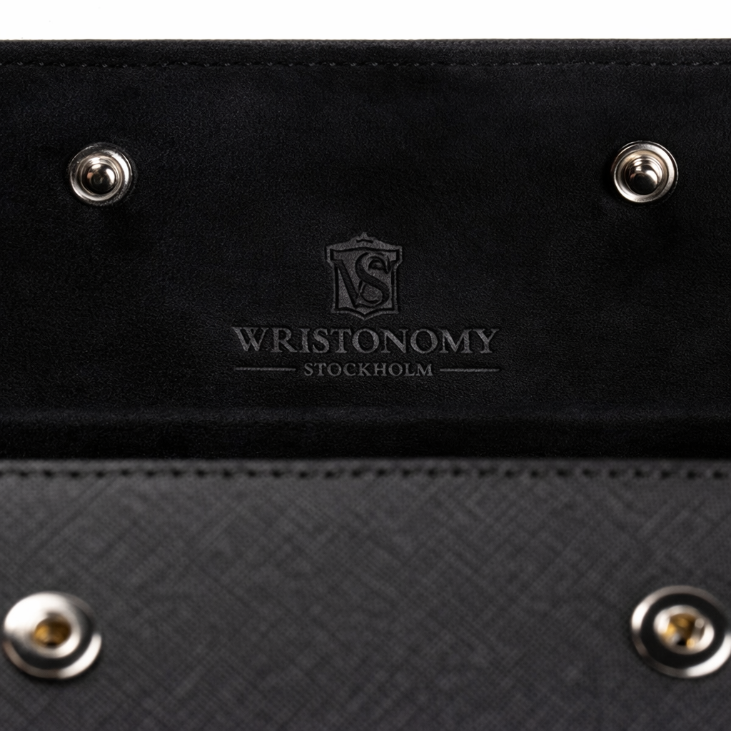 WATCH ROLL - 3 WATCHES - NERO