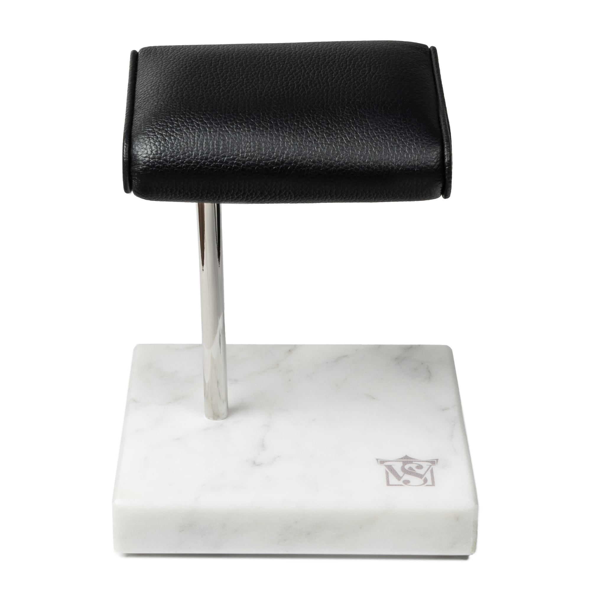 WATCH STAND CLASSIC - SINGLE - WHITE & SILVER