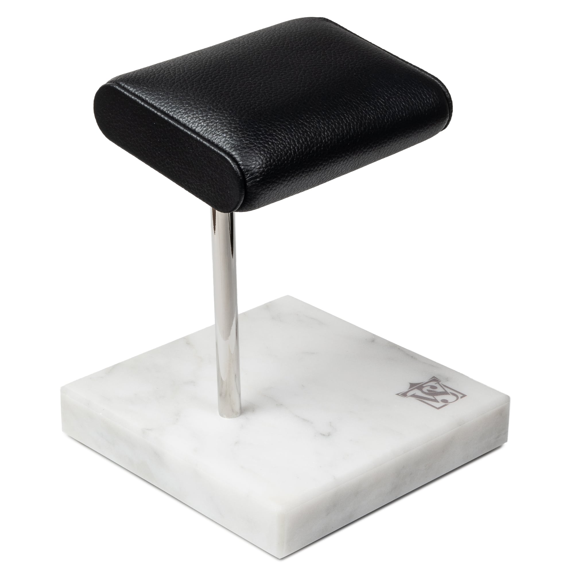 WATCH STAND CLASSIC - SINGLE - WHITE & SILVER